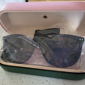 Kate Spade Alina Translucent Blue Sunglasses